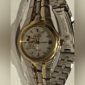 Citizen x Disney Mickey Mouse Eco-Drive (Solar) two-tone stainless steel watch